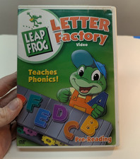 LeapFrog: Letter Factory Video DVD 2003 Pre-Reading Teaches Phonics Children
