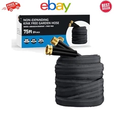 2025  75FT Garden Hose - Lead-Free, High-Pressure with Anti-Kink Design