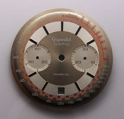 New Old Stock Gigandet Datic Gray / Silver Dial 34.7mm