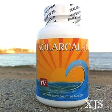 SolarCal-D Bob Barefoot 1500 Marine Coral Calcium 2000iu Vitamin D3 Supreme Best