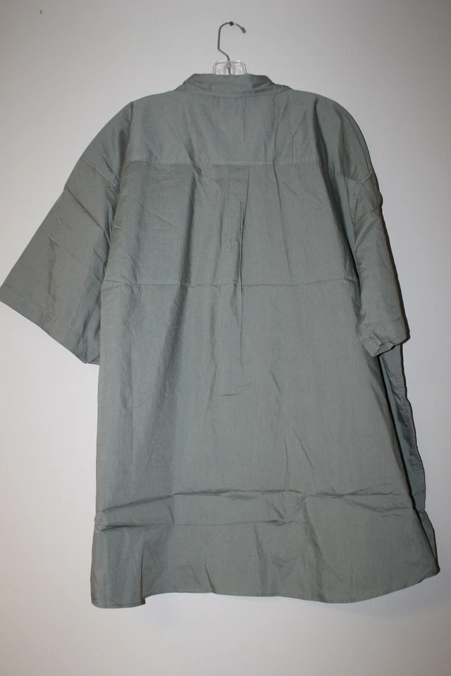 Nuevo Con Etiqueta Rocawear Botón Abajo Manga Corta Oliva Vestido Camisa Hombre 4XB $50 Foto 4 de 4