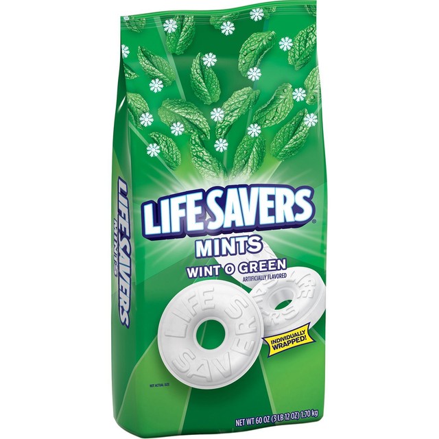 Lifesavers WintOGreen 1 Bag 60 oz. Individually Wrapped Wintergreen