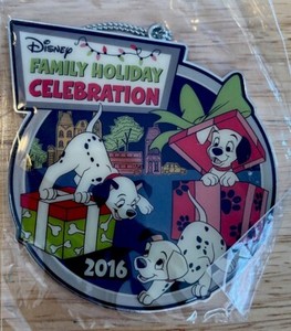 Disney Cast Exclusive 2016 Holiday Christmas Ornament 101 Dalmatians 55th Ann