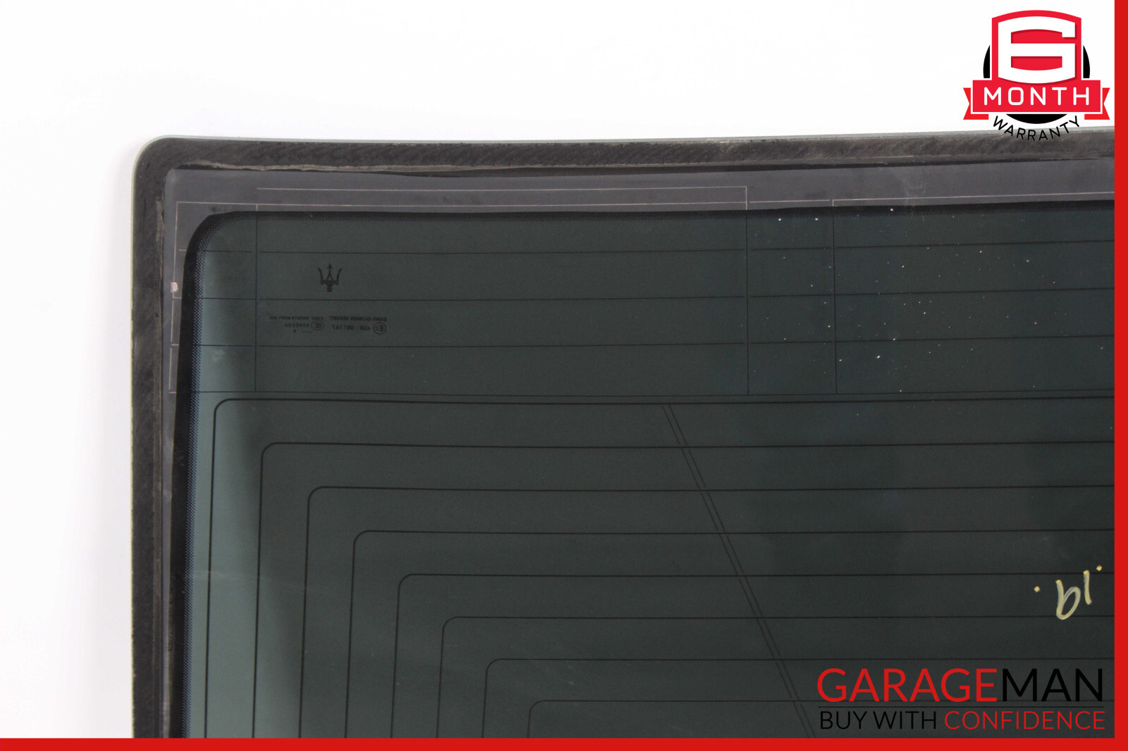 14-20 Maserati Ghibli M157 Rear Windshield Wind Shield Back Glass OEM