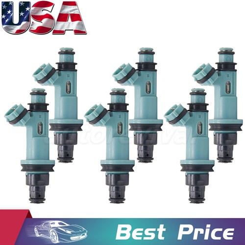 Set of 6 Fuel Injector For Lexus GS300 IS300 SC300 Toyota Supra 3.0L 23250-46090 - Picture 15 of 15