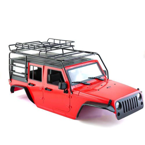 Metal Roof Rack Luggage Carrier for 1/10 Scale RC Crawler Car Model TRX4 SCX10 - Picture 6 of 10