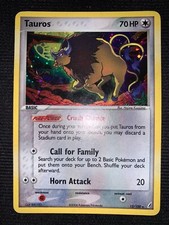 Carte Pokemon TAUROS 12/100 HOLO Bloc EX Gardiens de Cristal EN