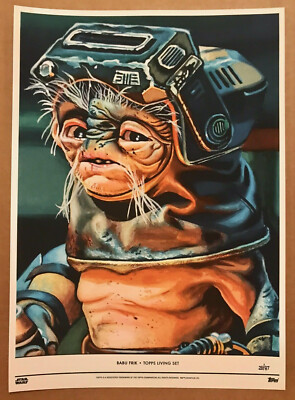 Babu Frik 2021 Topps Star Wars Living 10x14 Fine Art Print 103 28
