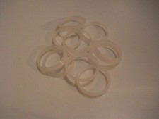 0912. Nylon Compression Beveled Slip Joint Washers 1-1/4" Lot of 10