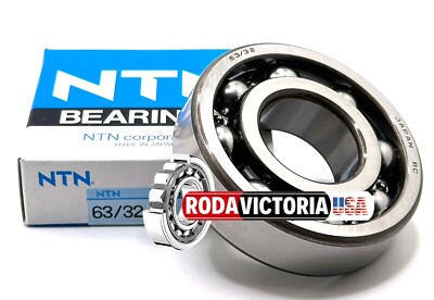 NTN JAPAN  63/32 DEEP GROOVE  BALL BEARING, OPEN TYPE, NO SEALS 32x75x20mm