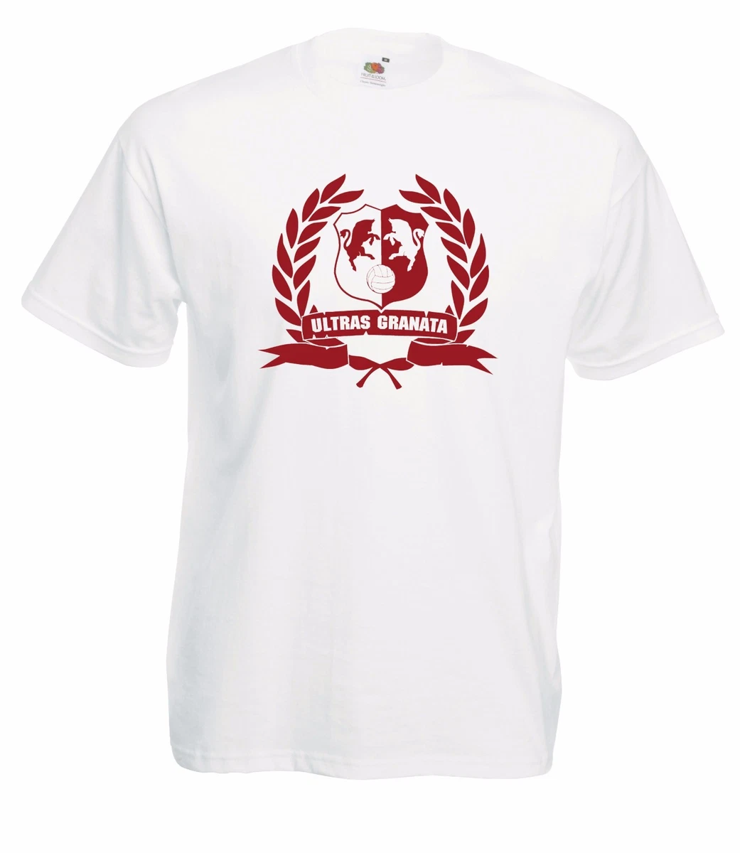 J1654 Ultras Garnet Fans Turin Curva Toro Marathon T Shirt