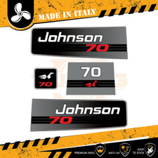 Decalcomania Adesivi Motore Fuoribordo Johnson 70 cv - 2 Tempi