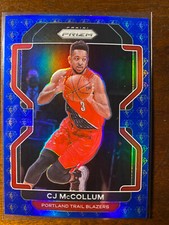 2021-22 Panini Prizm Basketball CJ McCollum #22 75th Anniversary Prizm Pelicans