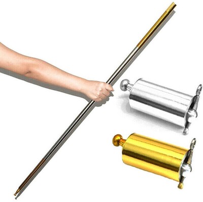 Tragbare Kampfkunst Metal Magic Pocket Bo Staff 150cm Neue Pocket Magic