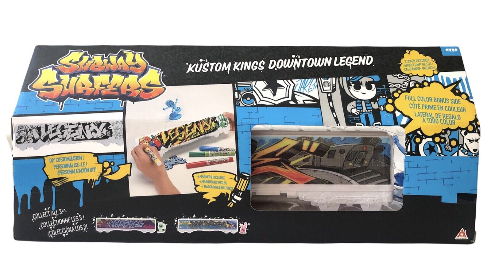 Subway Surfers Kustom Kings Downtown Legend Train Street Graffiti - Jake  NIB