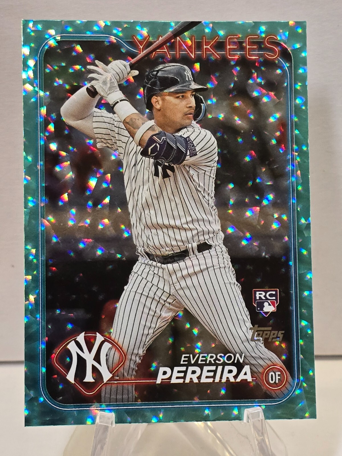 2024 TOPPS SERIES 2 Everson Pereira 461 AQUA Foil 17/399