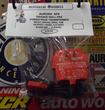AURORA AFX, ORANGE 14Volt WALL-PAK, POWER PACK TRANSFORMER, 1442-200, 1-PACK 