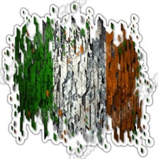 Ireland Country Flag Irish Grunge Retro Car Bumper Vinyl Sticker Decal 4.6"
