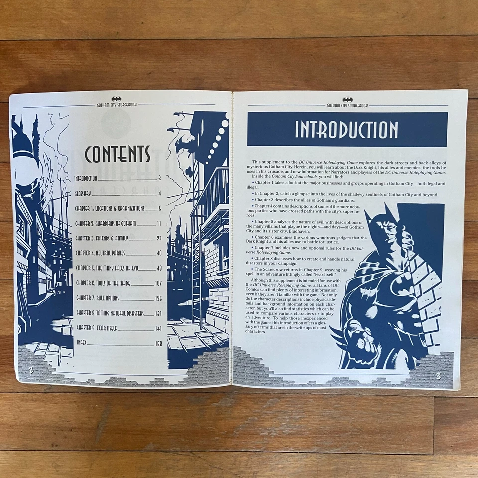 Gotham City Sourcebook DCU Role Playing Game West End Games 52009 PB Batman Bane - image 3 of 4