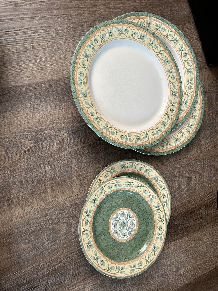 French Lace Pfaltzgraff Green Dishes French Lace White Dinnerware Set