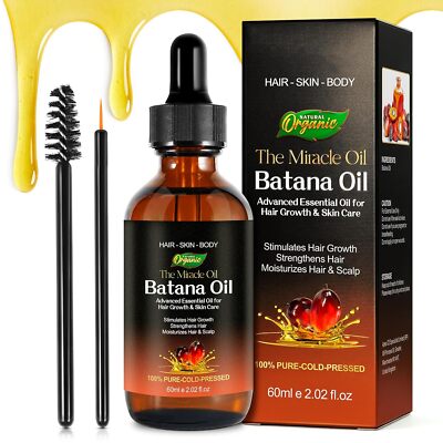 Batana Oil for Hair Growth, 100% Pure Natural Organic Batana Oil, Promotes Hair 
