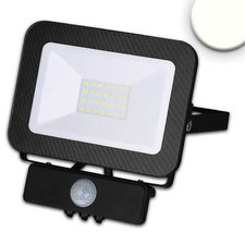 Naświetlacz LED ISOLED z czujnikiem ruchu PIR 30W, neutralny biały, czarny, IP65