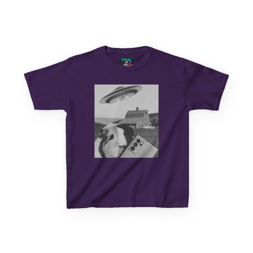 Funny Alien Guinea Pig Kids Tee, Cool Piggie T-Shirt, UFO Lover Gift - Picture 55 of 74