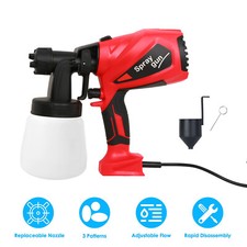 Handheld Wall Fence Paint Sprayer Electric Spray Gun Paint Fence Airless HVLP UK