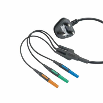Kewtech KAMP12 UK 13A Netzsteckdose Messleitungssatz für Multifunktionstester