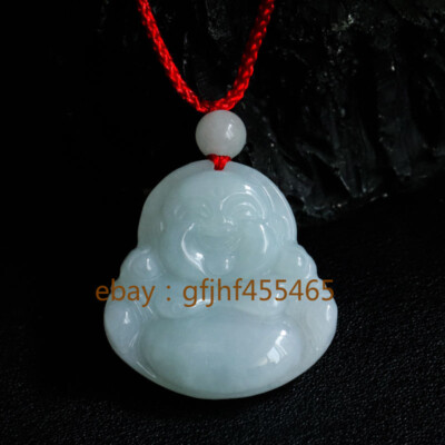 Certificate Natural jade pendant Myanmar jade Buddha Gong Guanyin pendant amulet