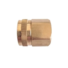 BRASS 3/4-IN X 3/4-IN THREADED FEMALE HOSE X FIP UNION FITTING SWIVEL ADAPTOR