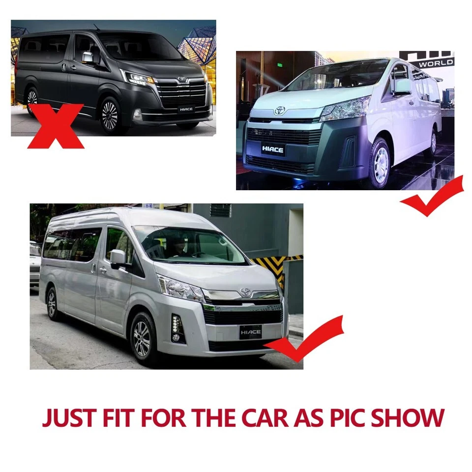 4 Pcs Mud Flaps For 2019 - 2023 Toyota Hiace  Hi-ace Front & Rear Mud Guards Foto 2 de 4