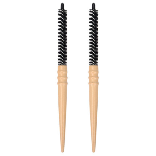 2pcs Barbershop Nylon Convenient Hair Curler Brushes Curl Hair Combs