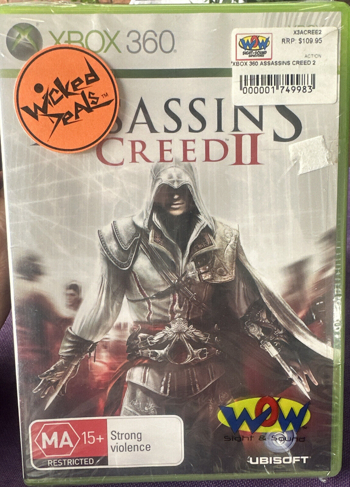 Assassins Creed II 2 Xbox 360, BRAND NEW SEALED, Game Free Postage, Microsoft