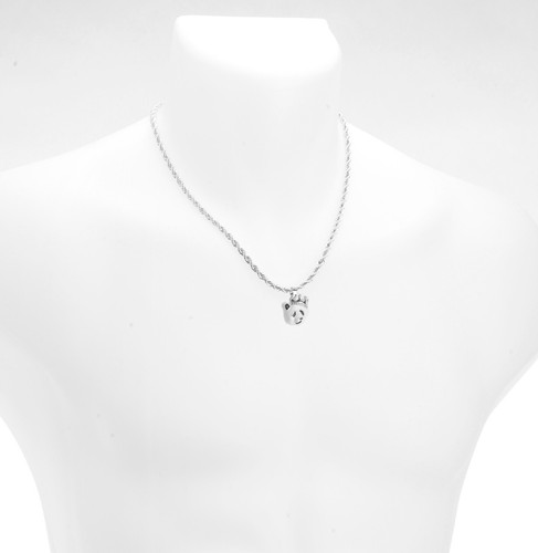 Hip Hop Iced Gold Silver Plated Crown Panda Mini Pendant 20 inch Necklace HC 341 - Picture 6 of 6