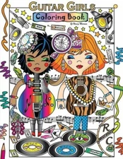 Guitar Girls Coloring Book