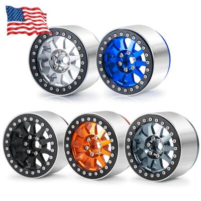 Metal 35mm 2.2'' Beadlock Wheel Rim for 1/10 RCCar Axial SCX10 RR10 Wraith 90048