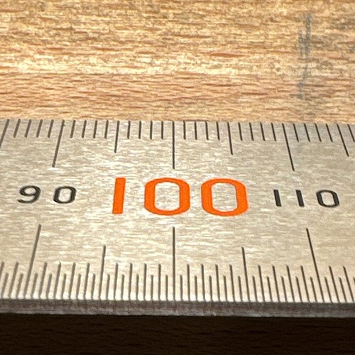 Hosco TL-RU600 Stainless Steel Ruler 600mm, precision etched lines, Shinwa 14036 - Picture 5 of 5