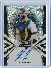 2019 Leaf Flash Draft KOREY LEE Navy Prismatic Auto RC 12/50 White Sox