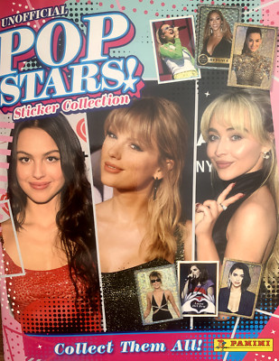 Panini Pop Stars! 2025 Sticker Collection Limited Edition SINGLES #1 -#176 Pick