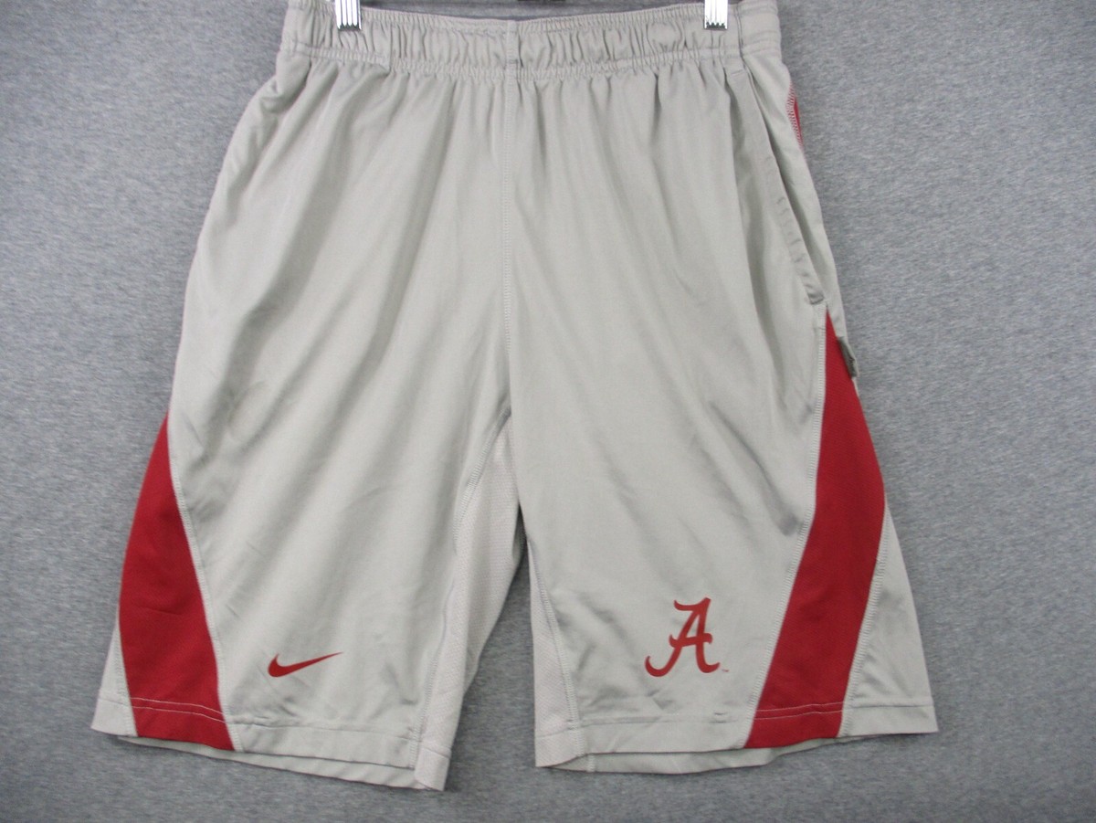 Alabama Nike Basketball Shorts Small Mens Red White Jersey