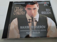 BRUCH MENDELSSOHN VIOLIN CONCERTOS : VENGEROV : KURT MASUR CD TELDEC