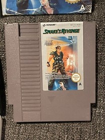 Nintendo NES Game: Snake's Revenge PAL-A CIB AUS MATTEL - FREE POSTAGE