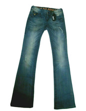 Rock Revival women's Jen flap closed boot cut Jeans - size 26 - blue denim
