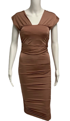 akira brown dress THE BEST ONE YET BROWN MAXI DRESS  AKIRA