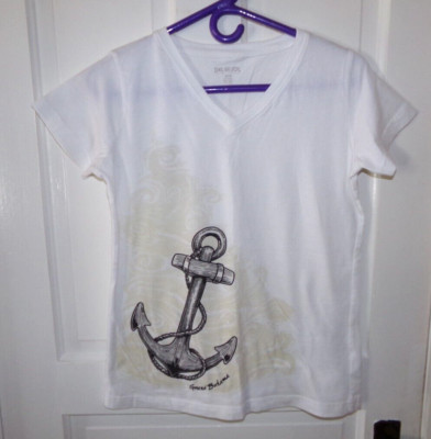 New Del Sol Color Changing Grand Bahama Anchor Nautical T-Shirt SZ Small NWOT  C