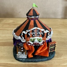 Ashland Tiny Treasures Halloween Village The Freak Show Clown Carnival Circus