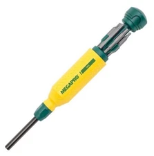Megapro Hex Multi Bit Screwdriver 15in1 151HX 2-6mm 3/32-1/4 Hex Key Wrench Bit