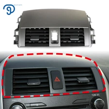 Plastic Black Center Dash Air Outlet Panel A/C Vent For 2008-13 Toyota Corolla