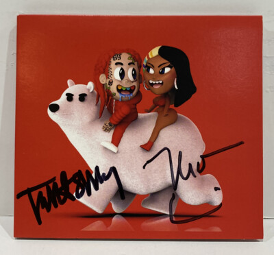 SIGNED Trollz CD Tekashi 6ix9ine & Nicki Minaj Official Autograph
